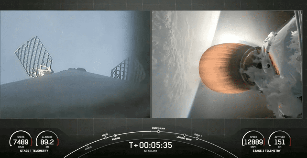 Супутники Starlink втрачені через відмову розгінного блоку Falcon 9